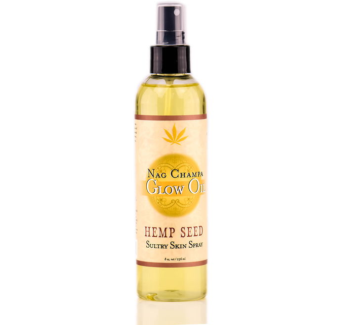 Earthly Body Hemp Seed Nag Champa Glow Oil Spray