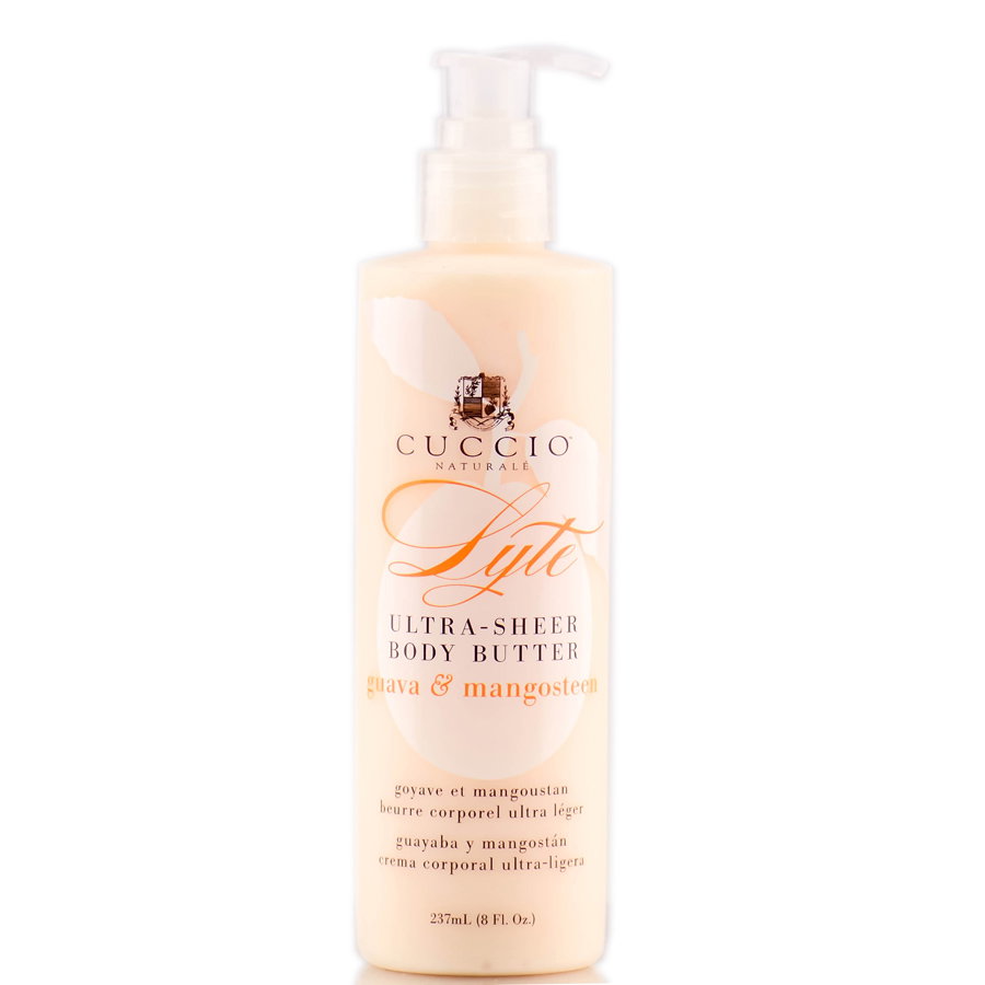 cuc06-8-oz - Cuccio Lyte Ultra Sheer Body Butter - Guava & Mangosteen-image1