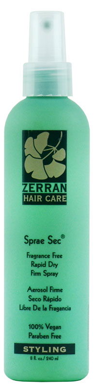Zerran Sprae Sec - Fragrance-Free Rapid Dry Firm Spray