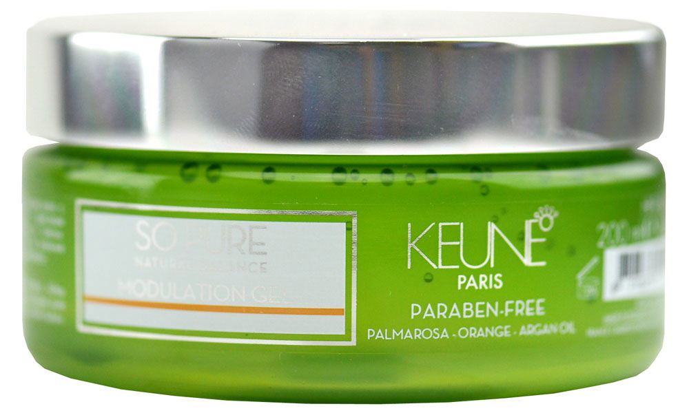 Keune So Pure Modulation Gel – 200 Ml, Ultra Stark, Nicht Klebrig, Mit Orangen- Und Palmarosa-Duft