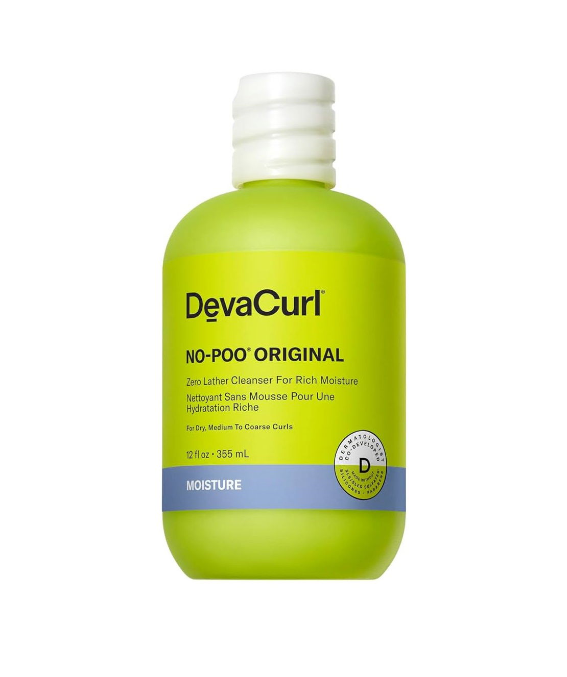 64 oz, DevaCurl No-Poo - Zero Lather Conditioning Cleanser | SleekShop