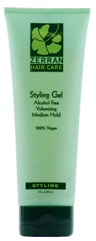 10616-8-oz - Zerran Styling Gel - Alcohol Free Volumizing Medium Hold-image1
