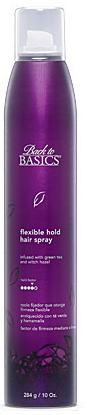 Back to Basics Flexible Hold Hair Spray - infused with green tea
