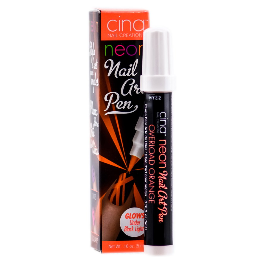 cin02-neon-orange - Cinapro Nail Creations - Nail Art Pen-image1 cin02-neon-orange - Cinapro Nail Creations - Nail Art Pen-image1