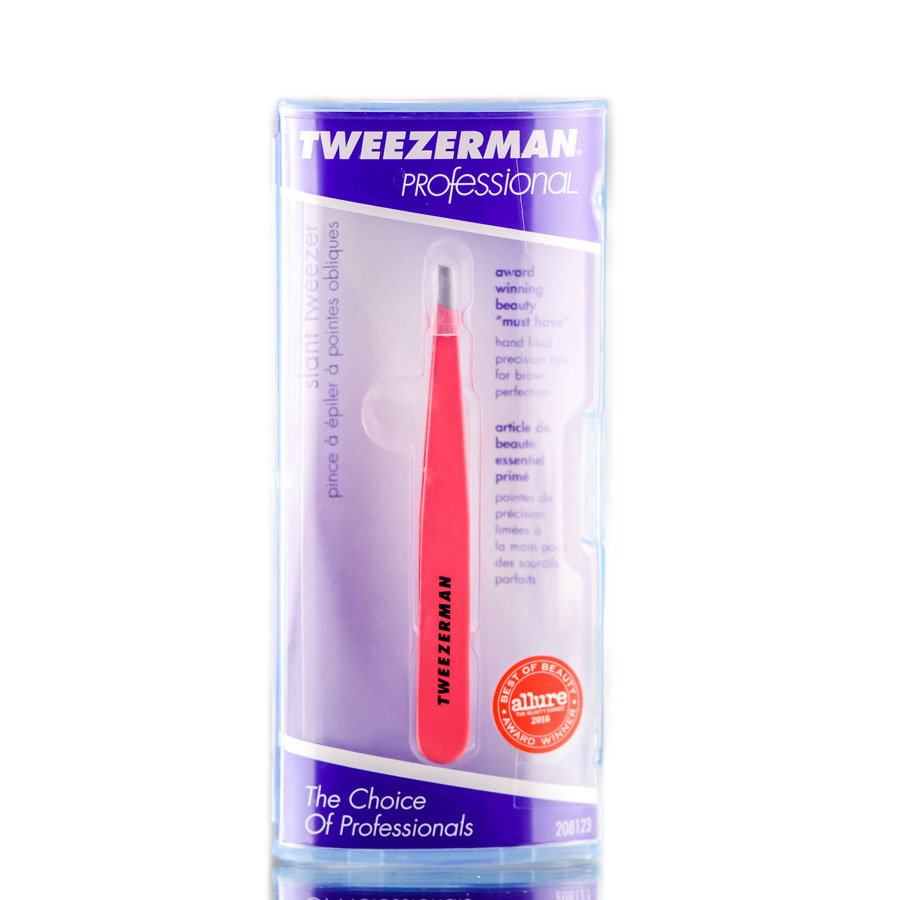 twe46-1230-cp-geranium - Tweezerman Professional Slant Tweezer-image1 twe46-1230-cp-geranium - Tweezerman Professional Slant Tweezer-image1