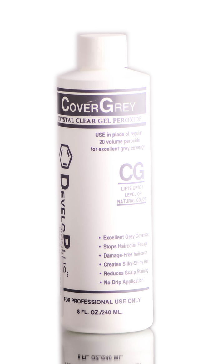 Satin Developlus Crystal Clear Gel Peroxide Cover Grey