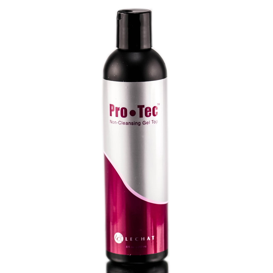 lec05-8-oz - Nail Supplements: Lechat Pro-Tec Non-Cleansing Gel Top - Gels Acrylics Wraps-image1