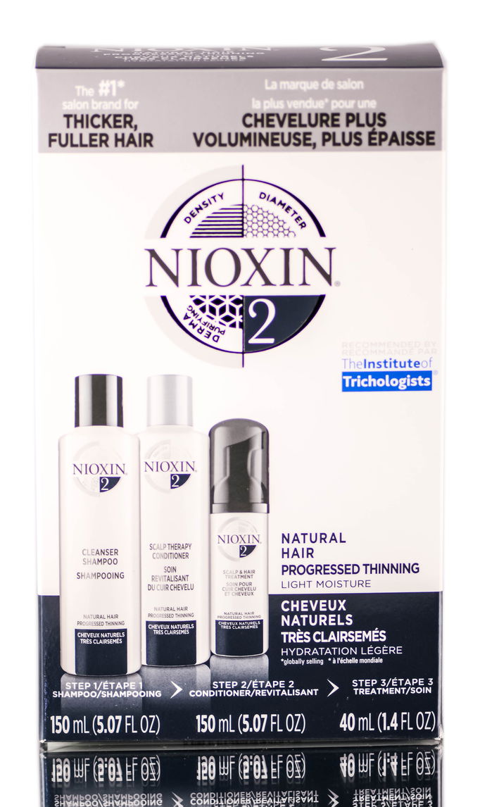 Nioxin System 2  For Natural Hair Progressed Thinning Kit