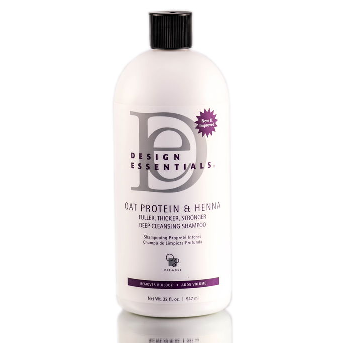 Design Essentials Oat Protein & Henna Deep Cleansing Shampoo