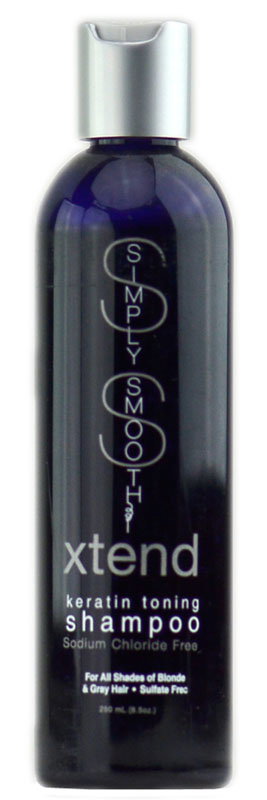 27206-8-5-oz - Simply Smooth Xtend Keratin Toning Shampoo - For All Shades of Blonde and Gray Hair-image1 27206-8-5-oz - Simply Smooth Xtend Keratin Toning Shampoo - For All Shades of Blonde and Gray Hair-image1