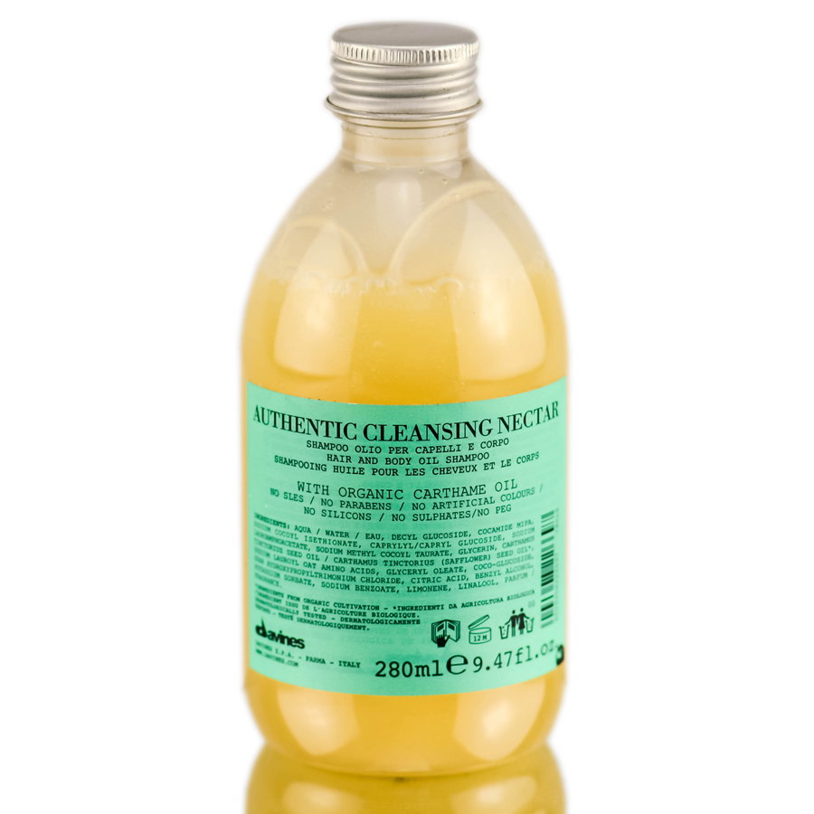 dav04-9-47-oz - Davines Authentic Cleansing Nectar Hair and Body Oil Shampoo-image1