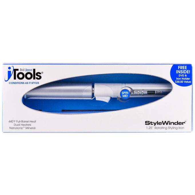 Bio Ionic iTools Style Winder Rotating Styling Iron