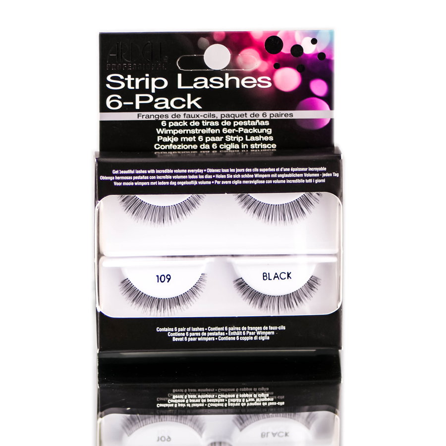 ard73-109-black - Ardell Strip Lashes 6-Pack-image1