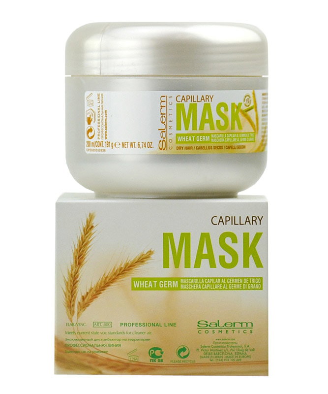 32031-6-74-oz - Salerm Mascarilla Wheat Germ Capillary Mask for dry hair-image1 32031-6-74-oz - Salerm Mascarilla Wheat Germ Capillary Mask for dry hair-image1