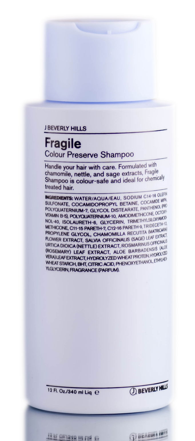J Beverly Hills Fragile Color-Safe Paraben-Free Shampoo
