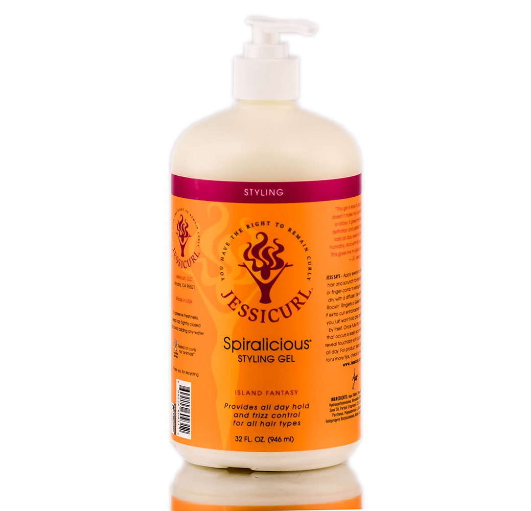 jes14-32-oz - Jessicurl Spiralicious Styling Gel Island Fantasy-image1 jes14-32-oz - Jessicurl Spiralicious Styling Gel Island Fantasy-image1
