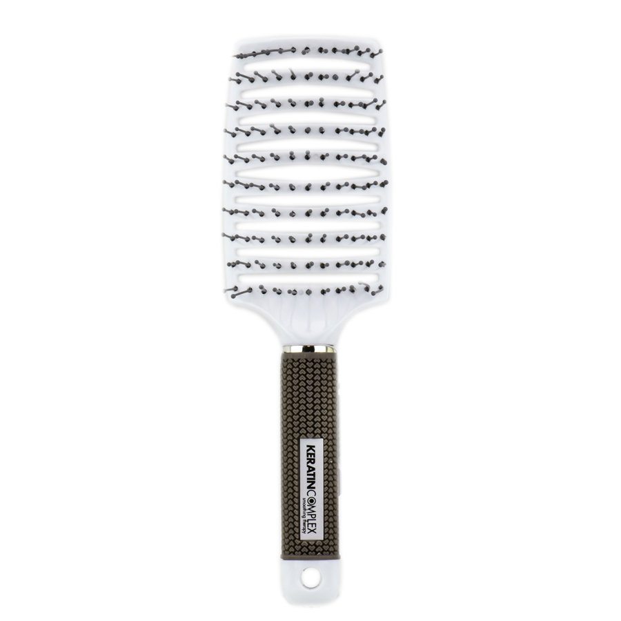 25831-white-brush-sr5203 - Keratin Complex Curved Vent Brush-image1