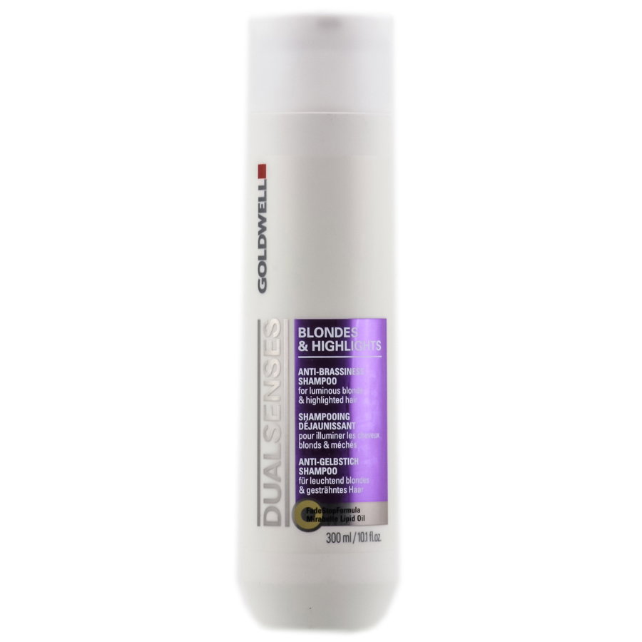 gol45-10-1-oz - Goldwell Dualsenses Blondes & Highlights Anti-Brassiness Shampoo-image1 gol45-10-1-oz - Goldwell Dualsenses Blondes & Highlights Anti-Brassiness Shampoo-image1