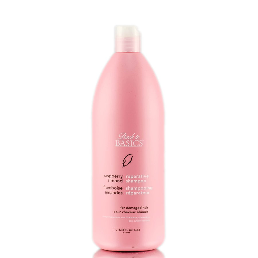 7512-33-oz-liter - Back to Basics Raspberry Almond Reparative Shampoo-image1