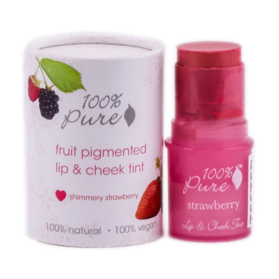 pry10-shimmery-strawberry - 100% Pure Lip & Cheek Tint-image1 pry10-shimmery-strawberry - 100% Pure Lip & Cheek Tint-image1