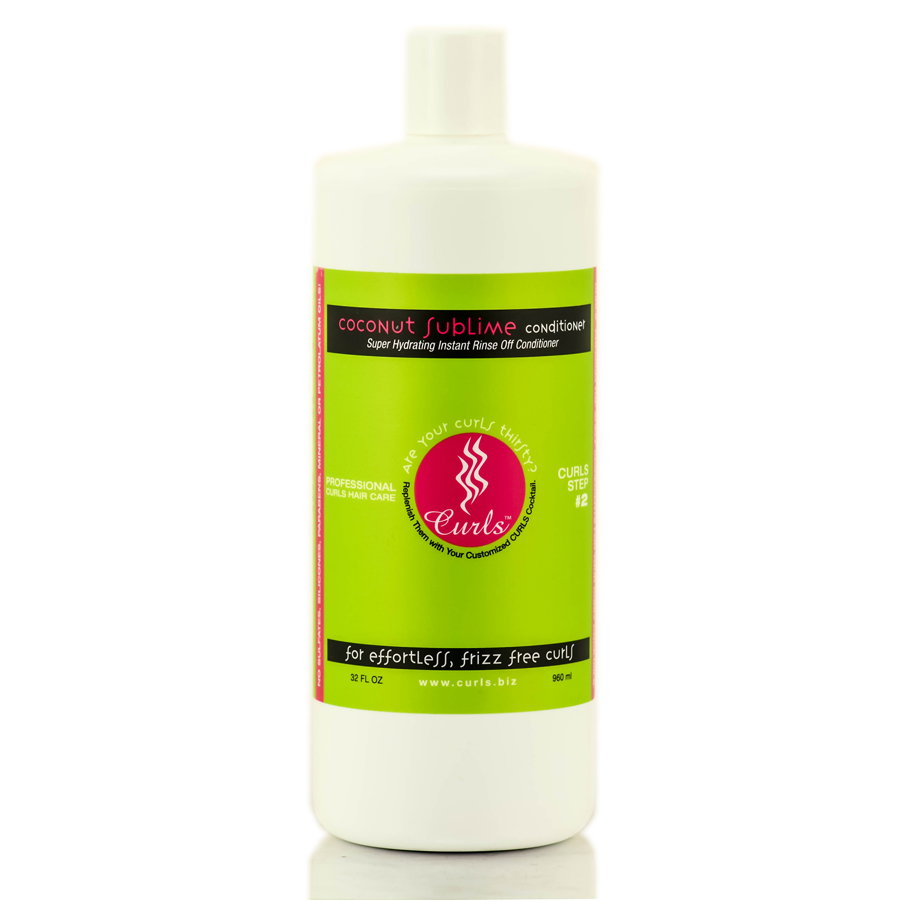 29502-32-oz - CURLS Coconut Sublime Organic Conditioner-image1