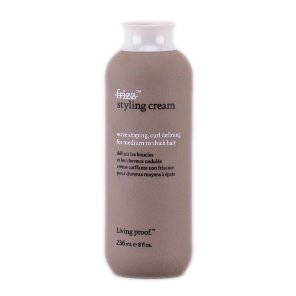 8961-8-oz - Living Proof No Frizz Sryling Cream - Wave Shaping, Curl Defining For Medium to Thick Hair-image1