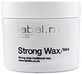 Label. M Strong Wax