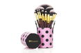 BH Cosmetics 11 Pc Pink a Dot Brush Set
