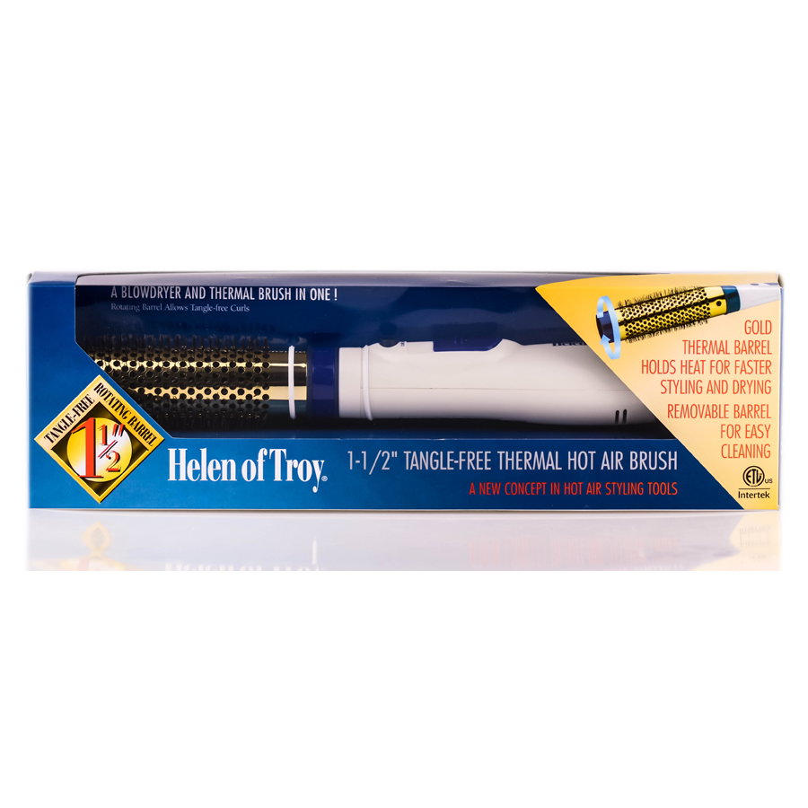 hot02-1-1-2-inch-gold-barrel - Helen Of Troy Tangle Free Thermal Hot Air Brush-image1