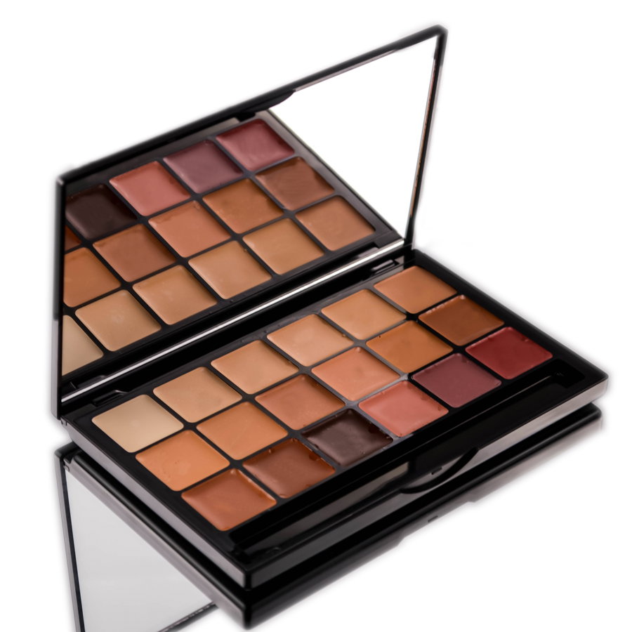 gmc10-cool - Graftobian HD Creme 18 Color Super Palette-image1