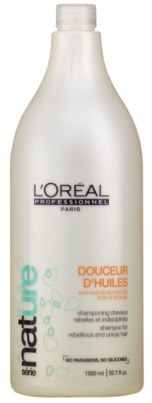 L'oreal Serie Nature Douceur D'Huiles Shampoo for Rebellious and Unruly hair