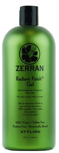 Zerran Radiant Finish Gel - Hair Straightening & Texturizing Shine Gel