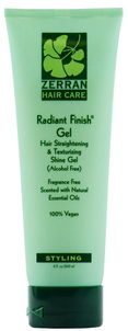 Zerran Radiant Finish Gel - Hair Straightening & Texturizing Shine Gel