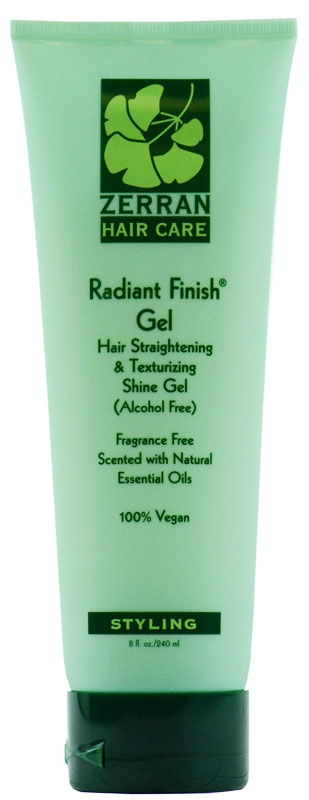 Zerran Radiant Finish Gel - Hair Straightening & Texturizing Shine Gel