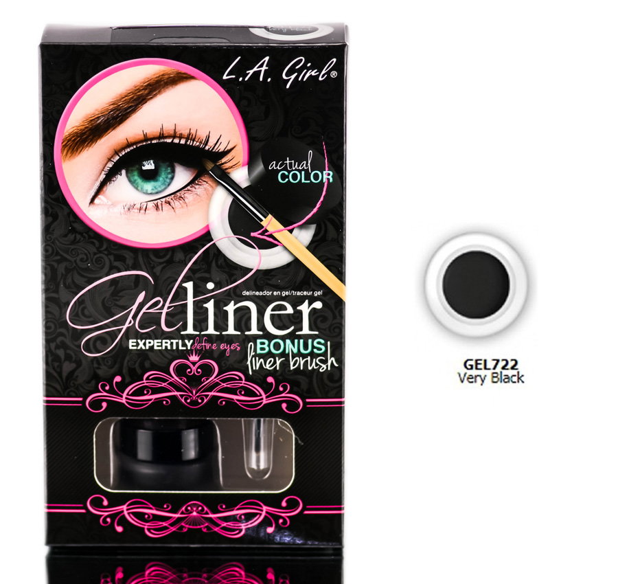 lgu22-jet-black - LA Girl Gel Liner Kit-image1 lgu22-jet-black - LA Girl Gel Liner Kit-image1