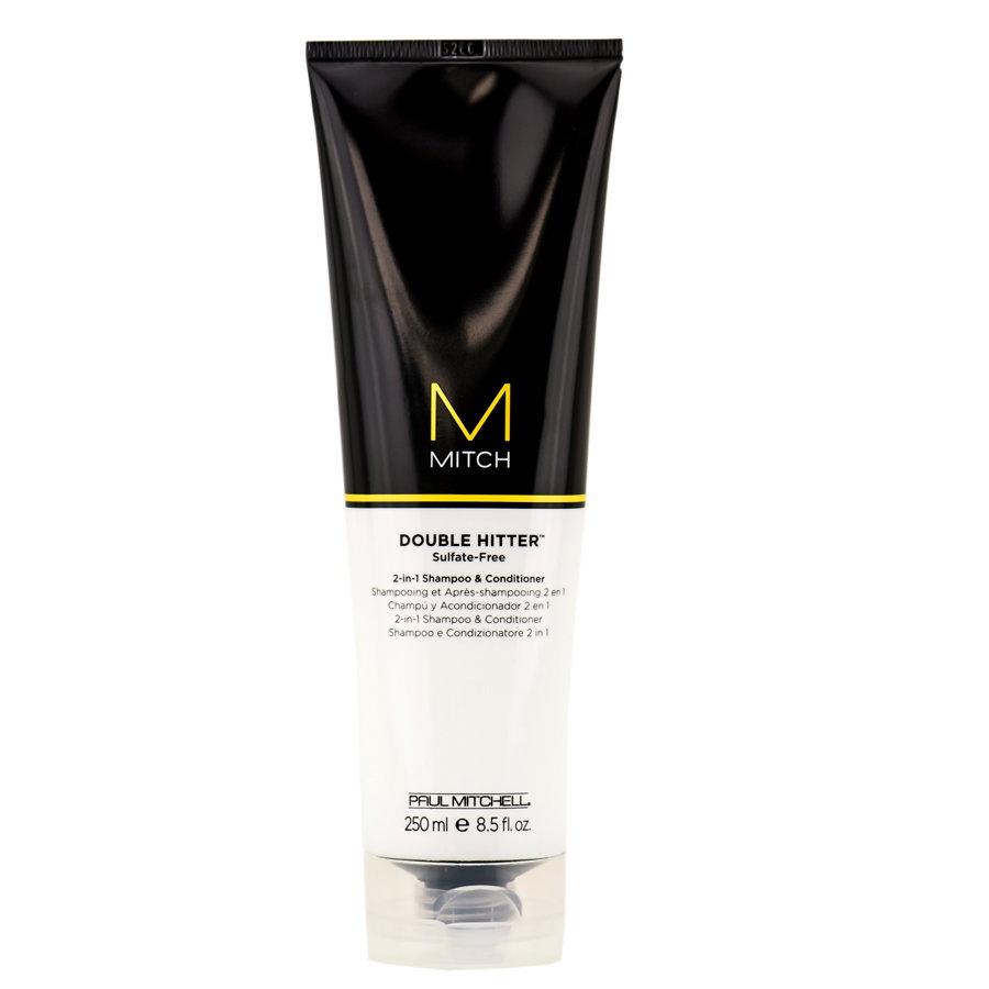pml08-8-5-oz - Mitch by Paul Mitchell Double Hitter 2 in 1 Shampoo & Conditioner-image1