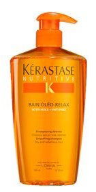 Kerastase Nutritive Bain Oleo-Relax Smoothing Shampoo - dry & rebellious hair