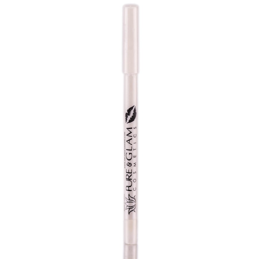 pgc02-clear - Pure & Glam Cosmetics Waterproof Lip/Eye Liner Pencil-image1