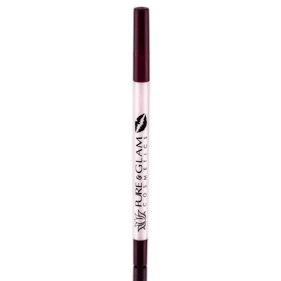 pgc02-plum-perf - Pure & Glam Cosmetics Waterproof Lip/Eye Liner Pencil-image1