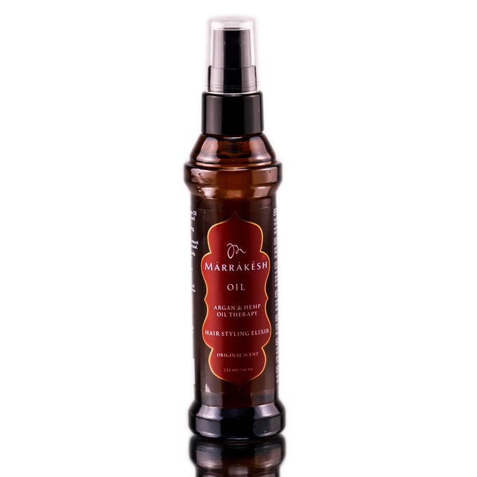 Earthly Body Marrakesh Oil Hair Styling Elixer with Hemp & Argan Oils