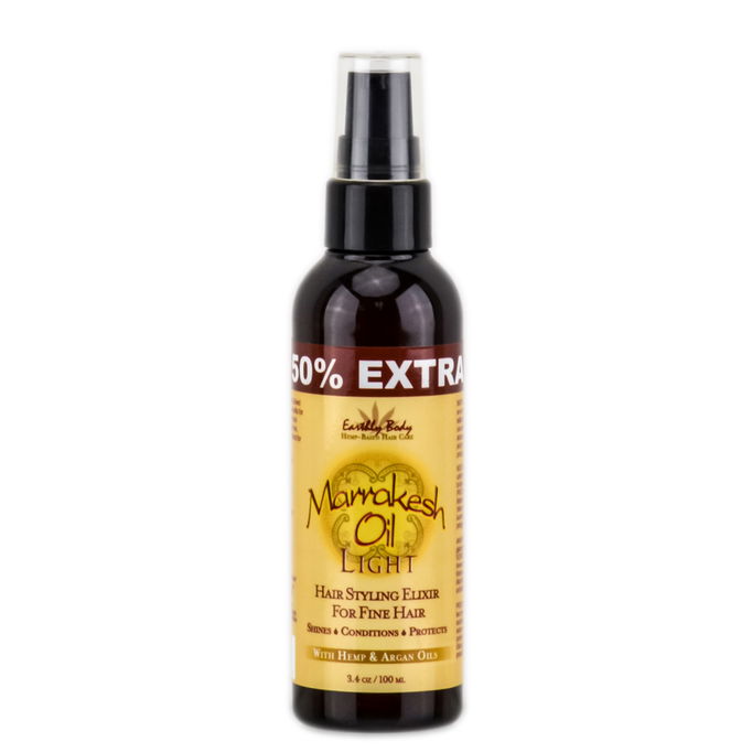 Earthly Body Marrakesh Oil Hair Styling Elixer with Hemp & Argan Oils