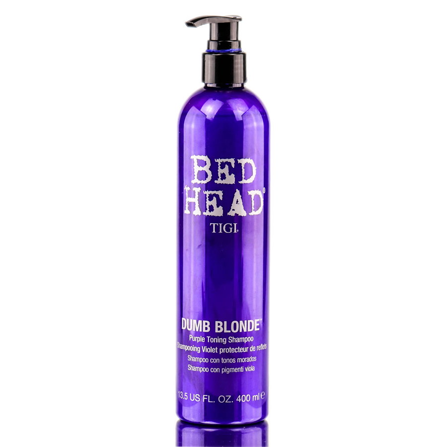 tig40-13-oz - Tigi Bed Head Dumb Blonde Purple Toning Shampoo-image1 tig40-13-oz - Tigi Bed Head Dumb Blonde Purple Toning Shampoo-image1