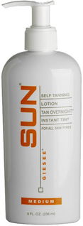 Giesee SUN - Self Tanning Lotion Tan Ovenight Instant Tint (Medium)