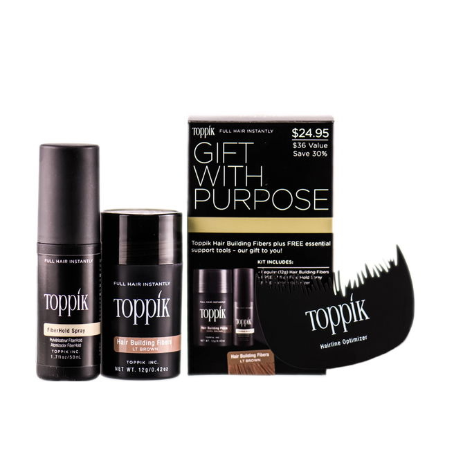 Toppik Hair Building Fibers Gift with Purpose Kit