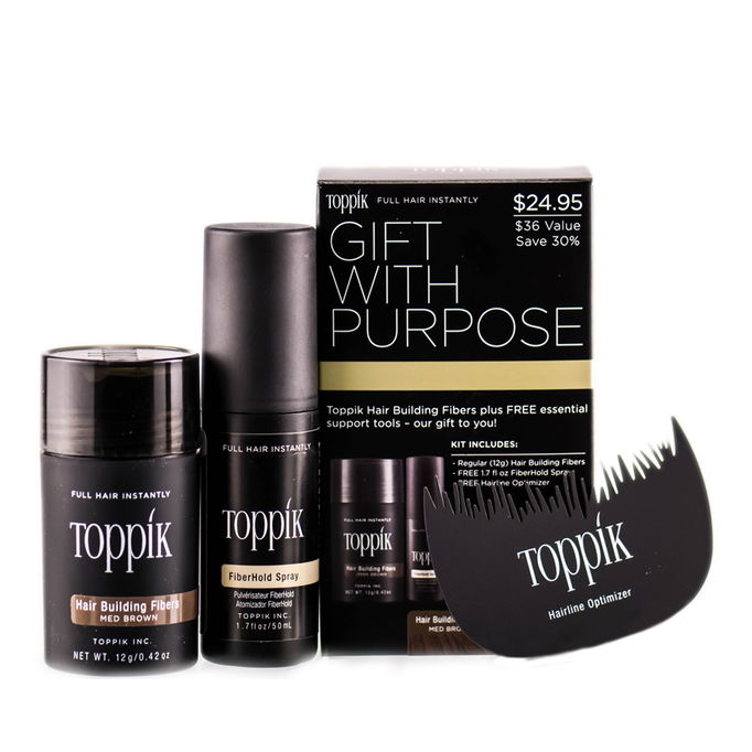 Toppik Hair Building Fibers Gift with Purpose Kit