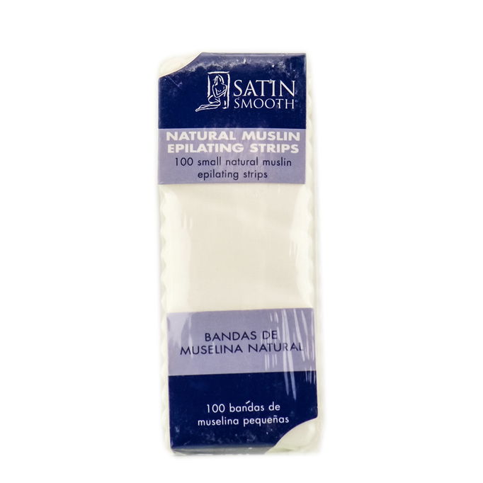 Satin Smooth Natural Muslin Epilating Strips