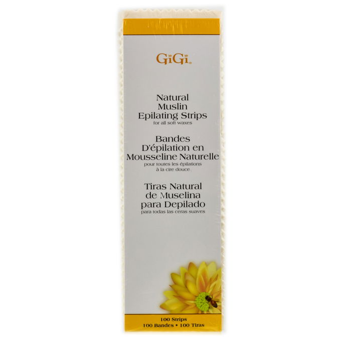 GiGi Natural Muslin Epilating Strips (100 Strips) GiGi Natural Muslin Epilating Strips (100 Strips)