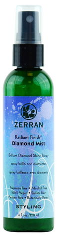 Zerran Radiant Finish Diamond Mist shine spray