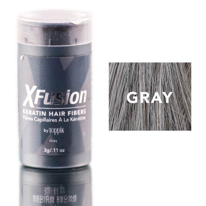 XFusion Gray Keratin Hair Fibers