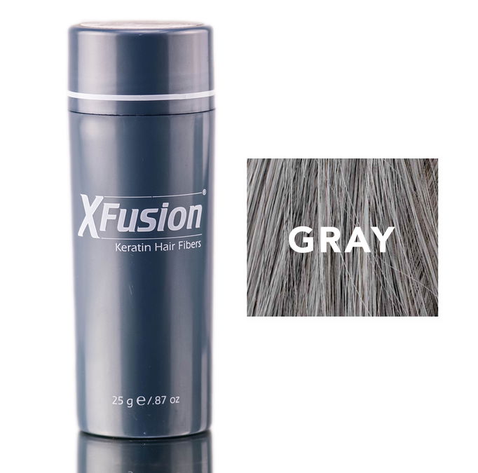 XFusion Gray Keratin Hair Fibers